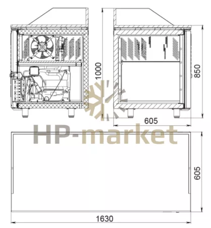 Габариты Polair TM3pizza-GC